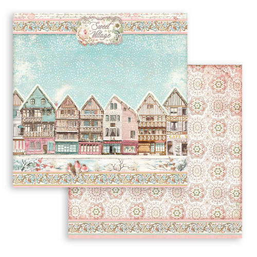 Stamperia Double-Sided Paper Pad 8"X8" 10/Pkg-Sweet Winter, 10 Designs/1 Each SBBS70