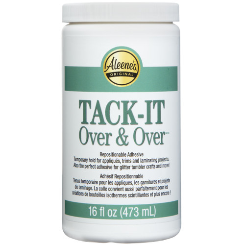 Aleene's Tack-It Over & Over Repositional Adhesive-16oz - 47178 - 017754471789 Aleene's Tack-It Over & Over Repositional Adhesive-16oz - 47178 - 017754471789