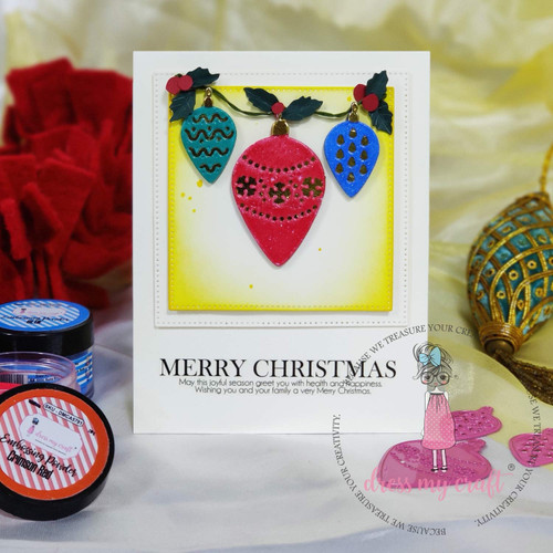 Dress My Craft Dies-Christmas Ornaments #2 DMCD4741