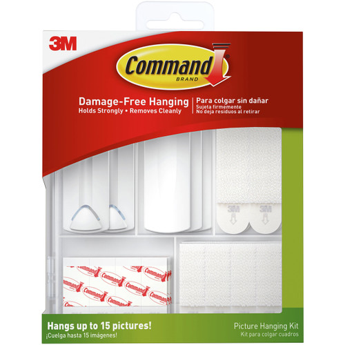 Command Picture Hanging Kit-38 Pieces White -17213ES - 076308731151