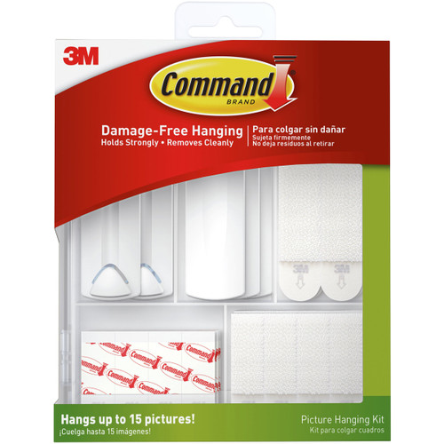 Command Picture Hanging Kit-38 Pieces White 17213ES - 076308731151