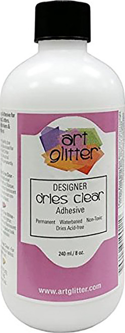Art Institute Glitter Designer Dries Clear Adhesive-8oz - DDC08
