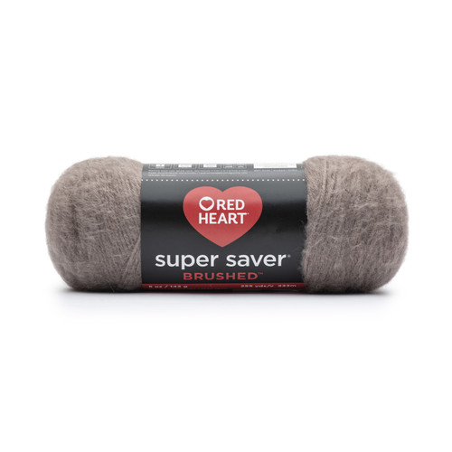 3 Pack Red Heart Super Saver Brushed Yarn-Mink E309-5031 - 073650061936