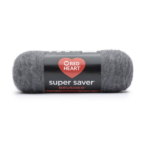 3 Pack - Red Heart Super Saver Brushed Yarn-Shale - E309-5044 - 073650061745
