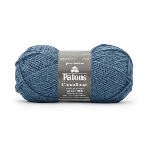 6 Pack - Patons Canadiana Yarn - Solids-Mediterranean Blue - 244510-10764 - 057355515444 6 Pack - Patons Canadiana Yarn - Solids-Mediterranean Blue - 244510-10764 - 057355515444