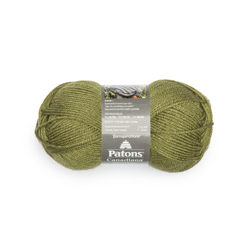 6 Pack Patons Canadiana Yarn Solids-Moss 244510-10770