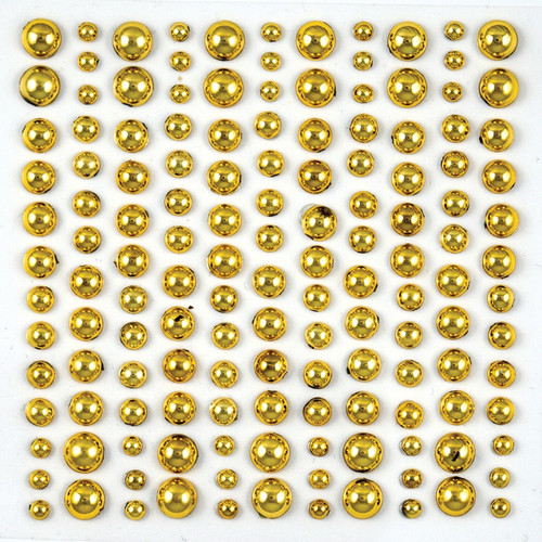 5 Pack Craft Consortium Essential Adhesive Pearls 143/Pkg-Gold EAPRL002