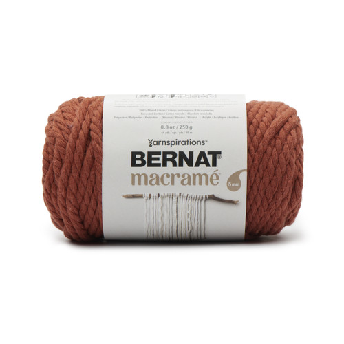 3 Pack - Bernat Macrame Yarn-Burnt Orange - 166066-66004 - 057355486300