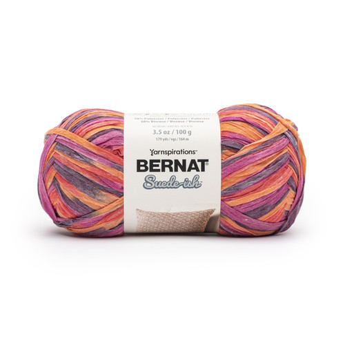 Bernat Suede-ish Yarn-Winter Blooms 161091-91017 - 057355513426