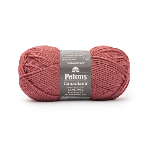 6 Pack - Patons Canadiana Yarn - Solids-Rosette - 244510-10756 - 057355515369
