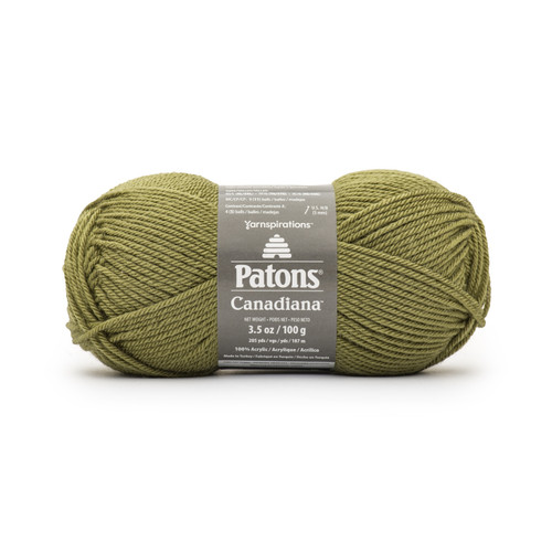 Patons Canadiana Yarn - Solids-Moss - 244510-10770 - 057355515505