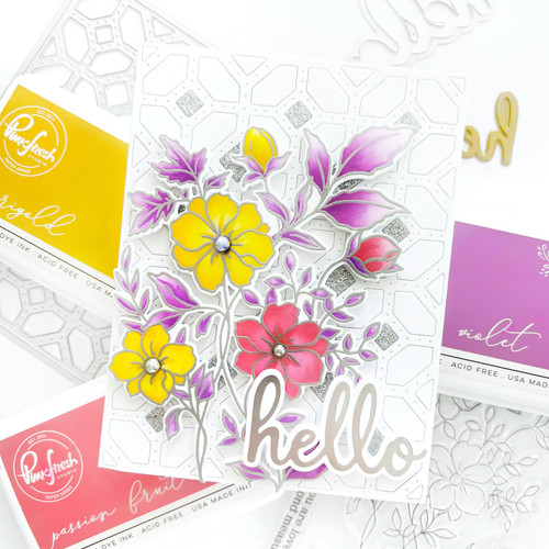 Pinkfresh Studio Hot Foil Plate-Phrase Builder: Hello Hot Foil - PF169522 Pinkfresh Studio Hot Foil Plate-Phrase Builder: Hello Hot Foil - PF169522