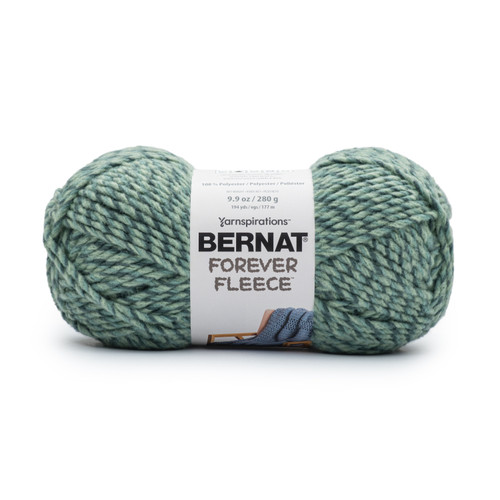 Bernat Forever Fleece Yarn-Ficus 166061-61036 - 057355510135