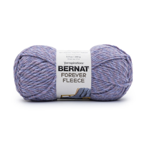 2 Pack Bernat Forever Fleece Yarn-Violet Haze 166061-61035 - 057355510128