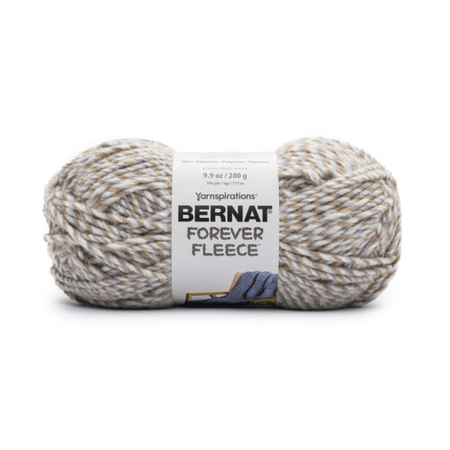 Bernat Forever Fleece Yarn-Natural 166061-61039 - 057355510166