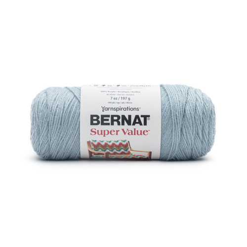 Bernat Super Value Solid Yarn-Cornflower -164053-53801 - 057355509092