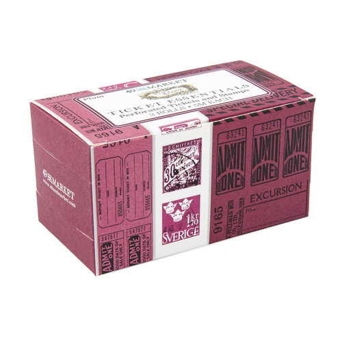 49 And Market Vintage Bits Ticket Essentials-Plum - VBTICKET-37452 - 752505137452