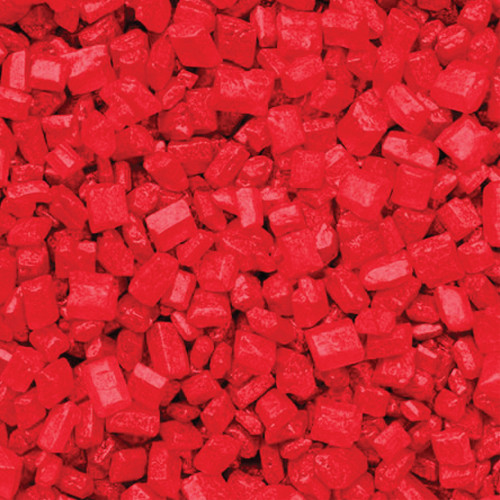 AC Food Crafting Bulk Polished Sanding Sugar Sprinkles 25lbs-6 Mesh Bright Red -SP11243 - 718813193610