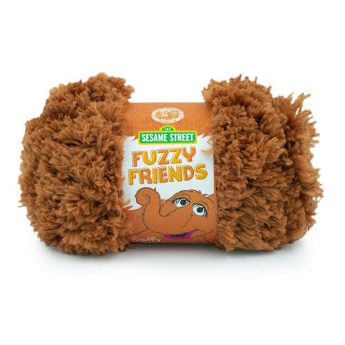 Lion Brand Sesame Street Fuzzy Friends Yarn-Snuffy Brown 3013-126 - 023032119724