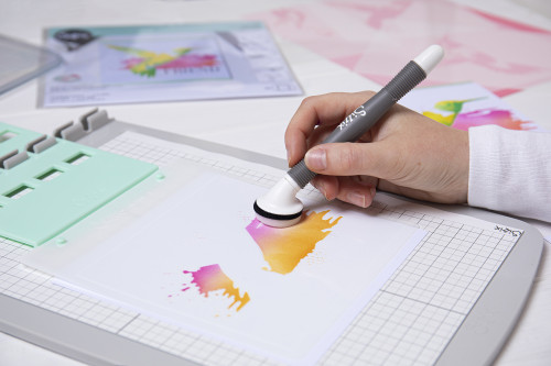 Sizzix Stencil & Stamp Tool-4 Pieces - 664896 Sizzix Stencil & Stamp Tool-4 Pieces - 664896