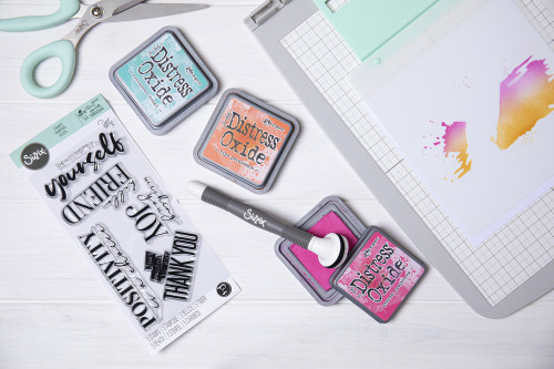 Sizzix Stencil & Stamp Tool-4 Pieces - 664896 Sizzix Stencil & Stamp Tool-4 Pieces - 664896