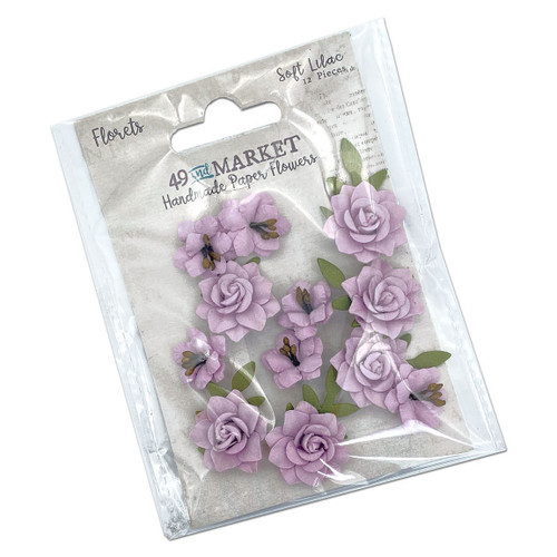 49 And Market Florets Paper Flowers-Soft Lilac -49FMF-38992 - 752505138992