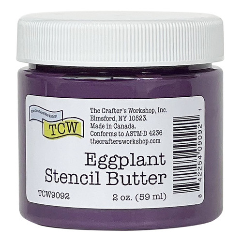 Crafter's Workshop Stencil Butter 2oz-Eggplant TCWSB2OZ-9092 - 842254090921