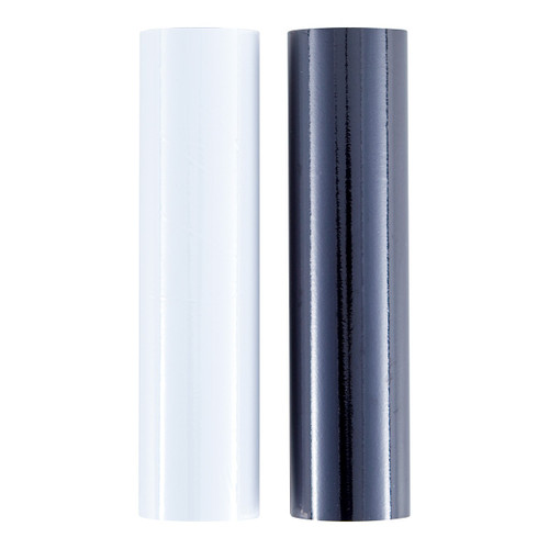 Spellbinders Glimmer Foil 2/Pkg-Opaque Black & White - GLF049 - 813233031693
