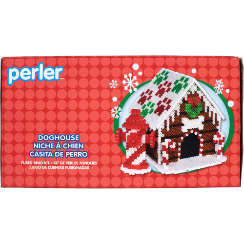 Perler Fused Bead Kit -3D Doghouse Gingerbread 8054443