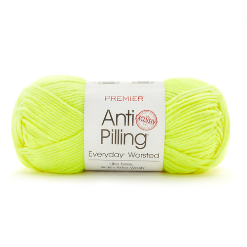 3 Pack - Premier Anti-Pilling Everyday Worsted Yarn-Highlighter - DN100-97 - 840166821190 3 Pack - Premier Anti-Pilling Everyday Worsted Yarn-Highlighter - DN100-97 - 840166821190