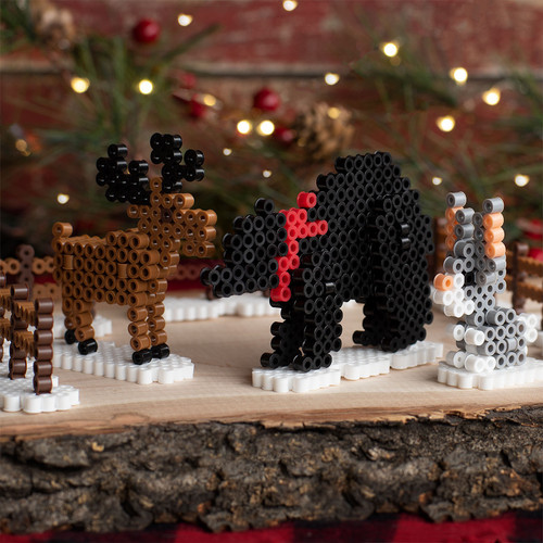Perler Fused Bead Kit-3D Winter Lodge Gingerbread 8054450