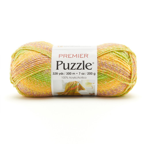 3 Pack - Premier Puzzle Yarn-Citrus - 1050-48 - 840166819401