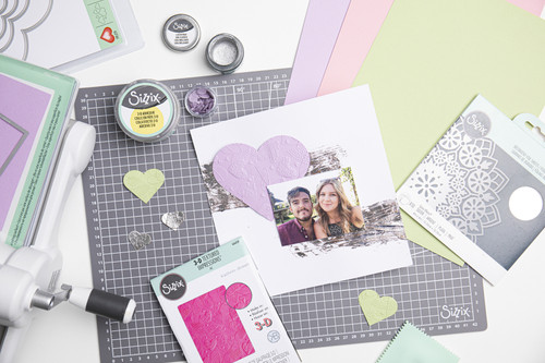 Sizzix 3D Textured Impressions By Kath Breen-Mark Making Hearts - 666038 Sizzix 3D Textured Impressions By Kath Breen-Mark Making Hearts - 666038