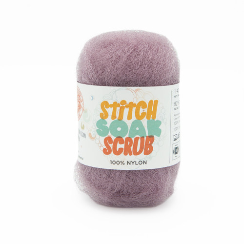 3 Pack Lion Brand Stitch Soak Scrub Yarn-Lilac 781-147 - 023032101866