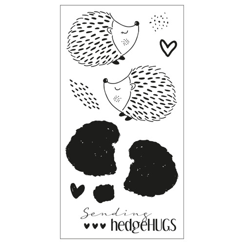 Sizzix Layered Clear Stamps By Lisa Jones-Hedgehugs -665830