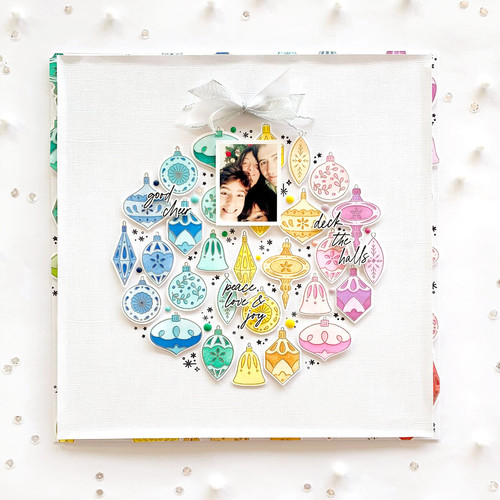 Pinkfresh Studio Clear Stamp Set 6"X8"-Ornaments -PF169722