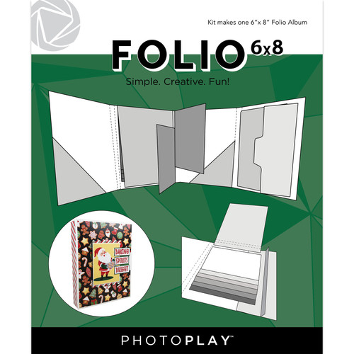 PhotoPlay Folio 6X8-6"X8" White - PPP3648 - 709388336489