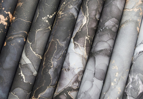 2 Pack - Craft Consortium Double-Sided Paper Pad 6"X6" 40/Pkg-Ink Drops - Monochrome, 20 Designs - CPAD021B