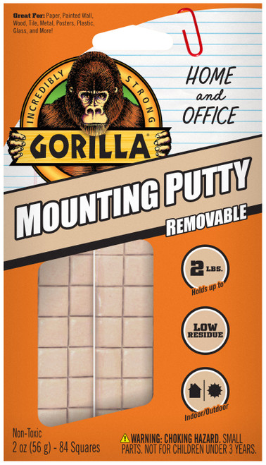 3 Pack Gorilla Glue Mounting Putty102745 - 052427016331