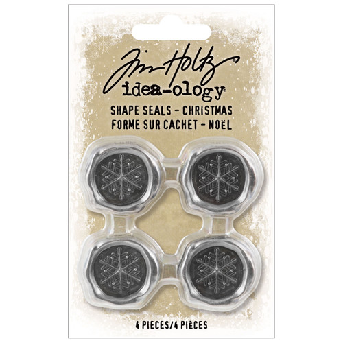 2 Pack Idea-Ology Metal Shape Seals 4/Pkg-Christmas TH94293 - 040861942934
