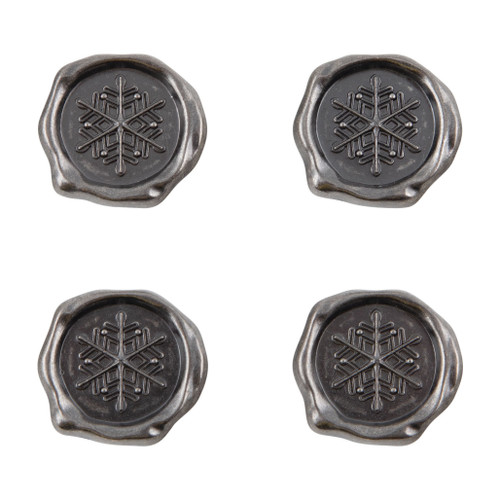 2 Pack - Idea-Ology Metal Shape Seals 4/Pkg-Christmas - TH94293