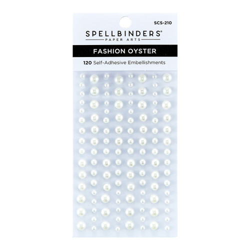 Spellbinders Fashion Essentials Pearl Dots-Oyster - SCS210 - 812062038989