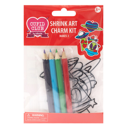 Colorbok Cupid Club Shrink Art Charms-Aliens 34016818 - 765468007731