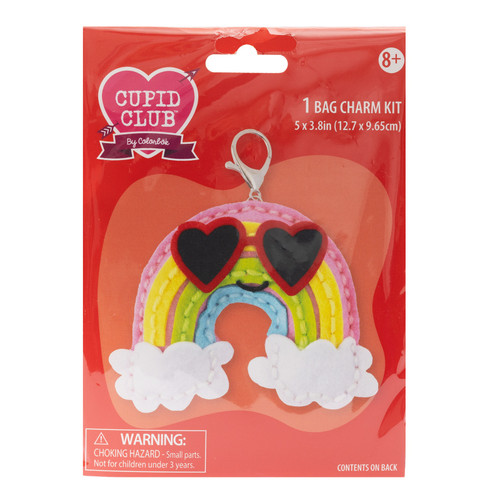 Colorbok Cupid Club Sew Cute Bag Charm-Rainbow -33003319 - 765468007823