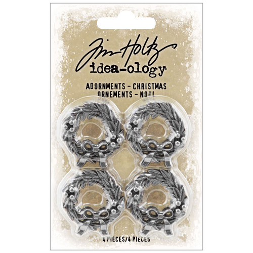 Idea-Ology Metal Adornments 4/Pkg-Christmas TH94300 - 040861943009