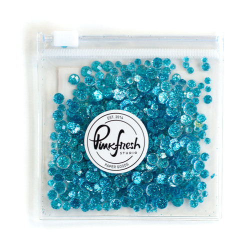 3 Pack Pinkfresh Glitter Drops Essentials-Lagoon -PFGDROPS-098 - 736952877598