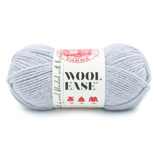 3 Pack Lion Brand Wool-Ease Yarn -Icicle 620-006 - 023032066523
