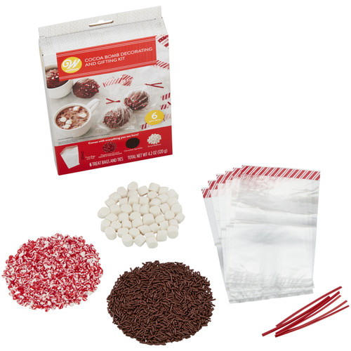 4 Pack Wilton Hot Cocoa Bomb Decorating And Gifting KitW1010639