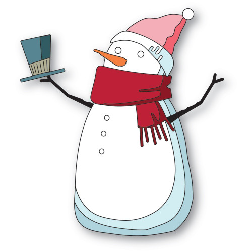 Memory Box Dies-Tall Bundled Snowman MB94683 - 873980946831