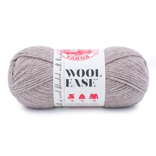 Lion Brand Wool-Ease Yarn -Oatmeal 620-024 - 023032066516